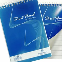 SHORT HAND Notebook spiral 60g -13.3 x 19.8 cm