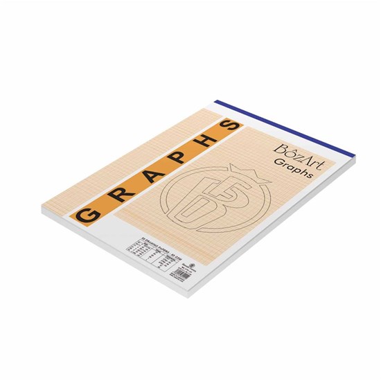 BOZART Graph Pad 80g- 50sh- A2- Orange Printing