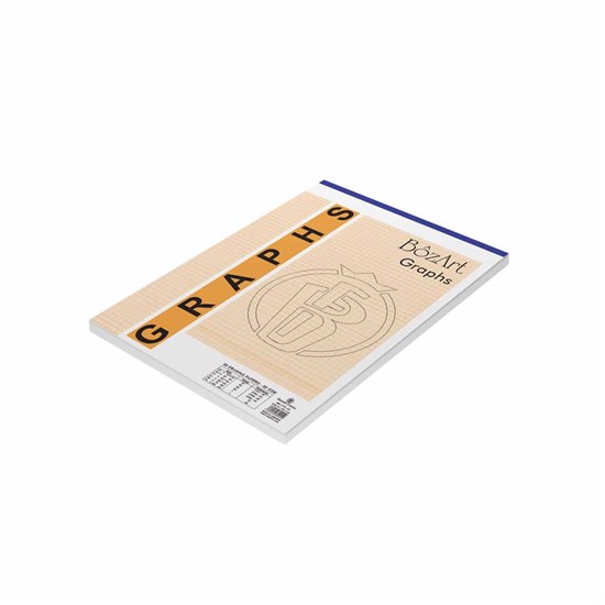 BOZART Graph Pad 80g- 50sh- A3- Orange Printing