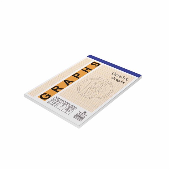 BOZART Graph Pad 80g- 50sh- A4 Orange Printing