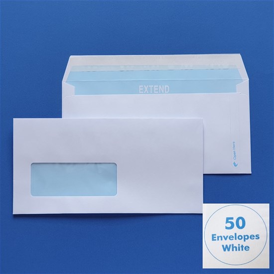 EXTEND Envelope 110g 110x220mm White P/S