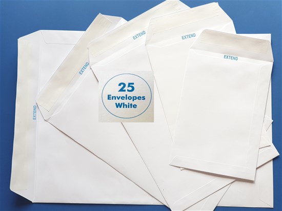 EXTEND Envelope 90g 229x324mm White P/S