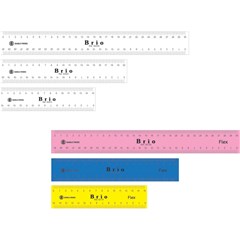 BRIO Ruler 20cm 2mm thickness Transparent